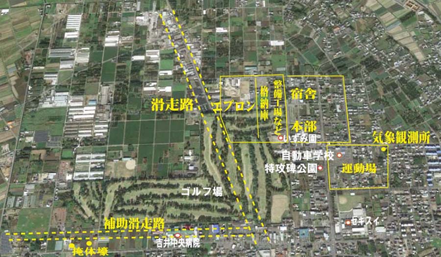 特攻基地配置図